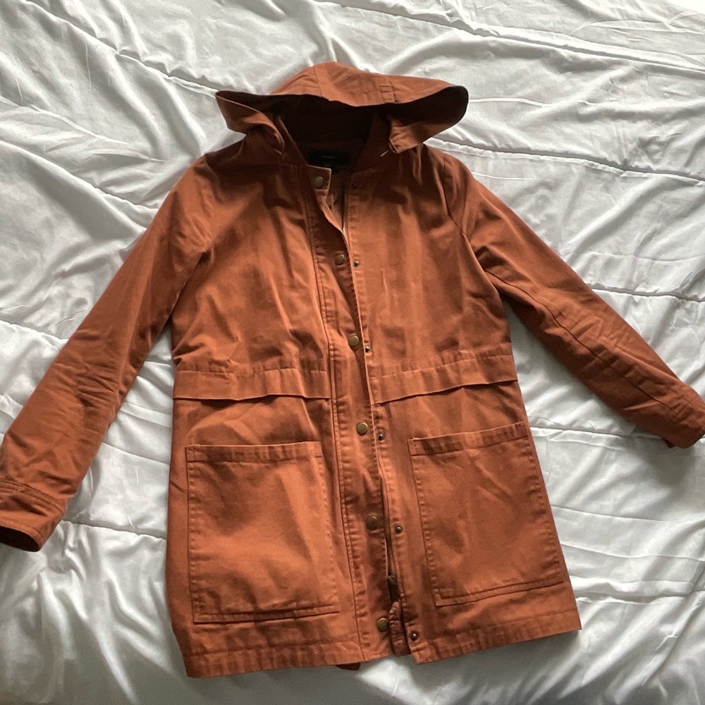 Terracotta coloured jacket